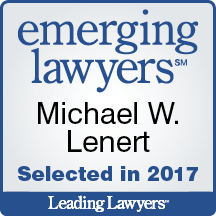 Emerging Lawyers Michael W. Lenert 2017